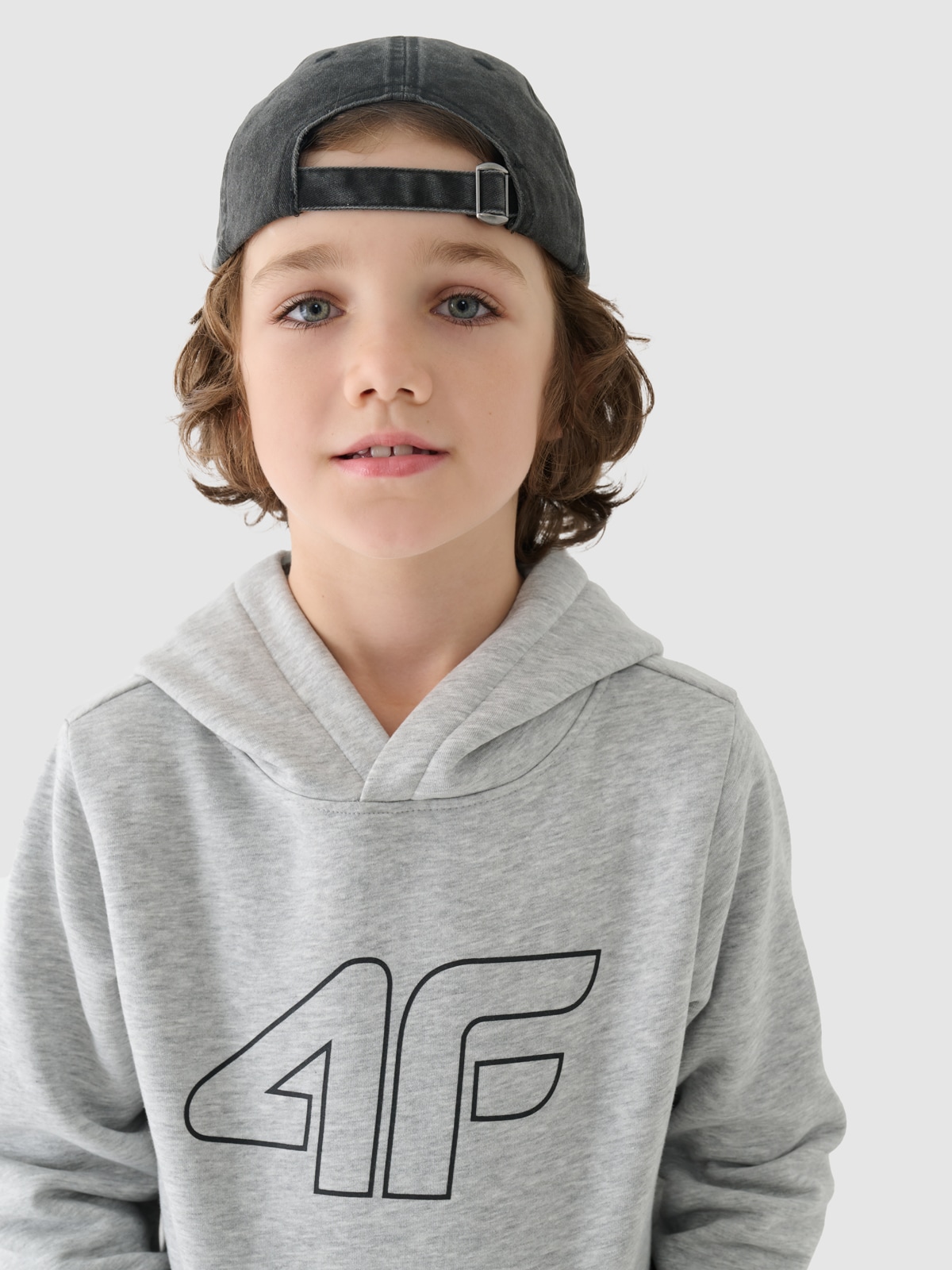 Спортивне худі для хлопчиків - сірий