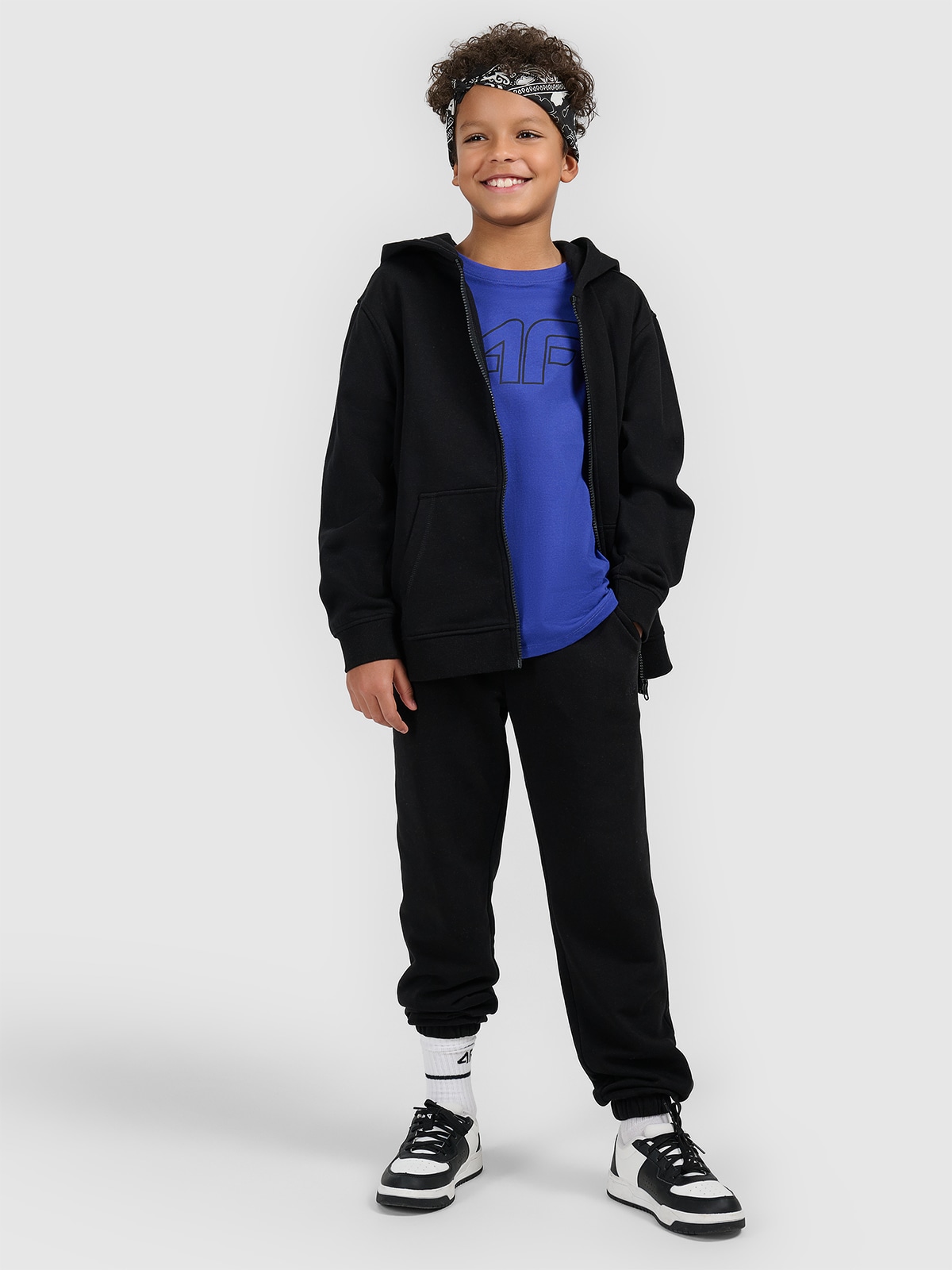 Спортивні штани джогери для хлопчиків - чорний