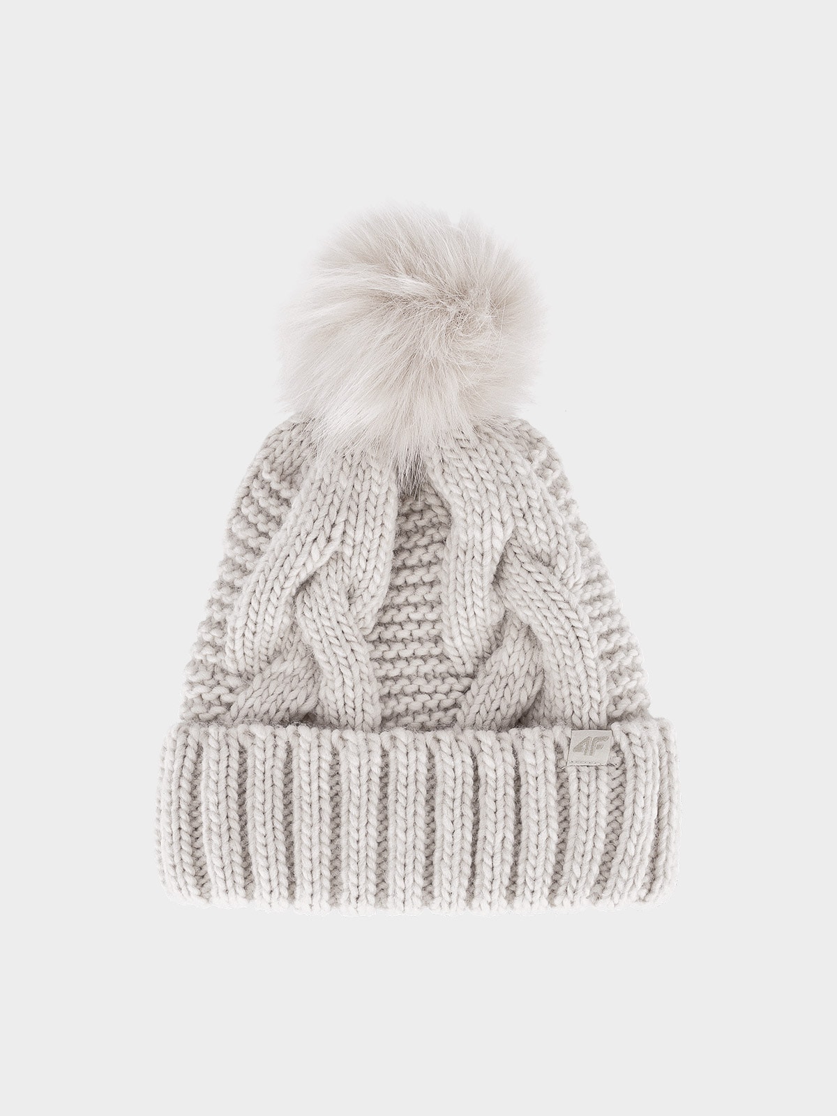 Жіноча зимова шапка - білий