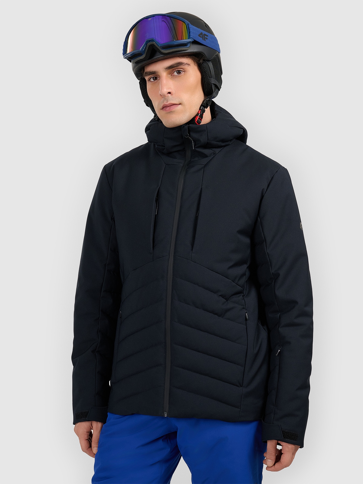 Лижна куртка мембрана 10000 чоловіча - чорна