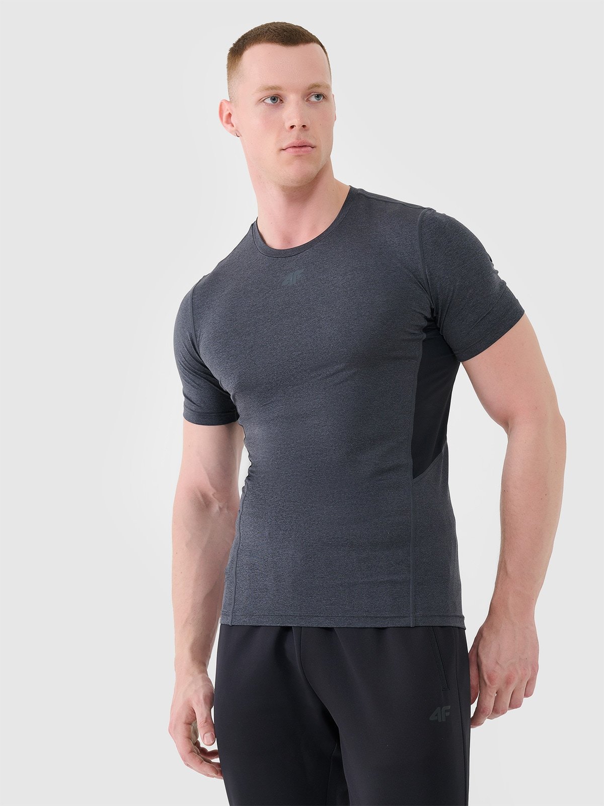 Чоловіча швидковисихаюча футболка для тренувань - сірий