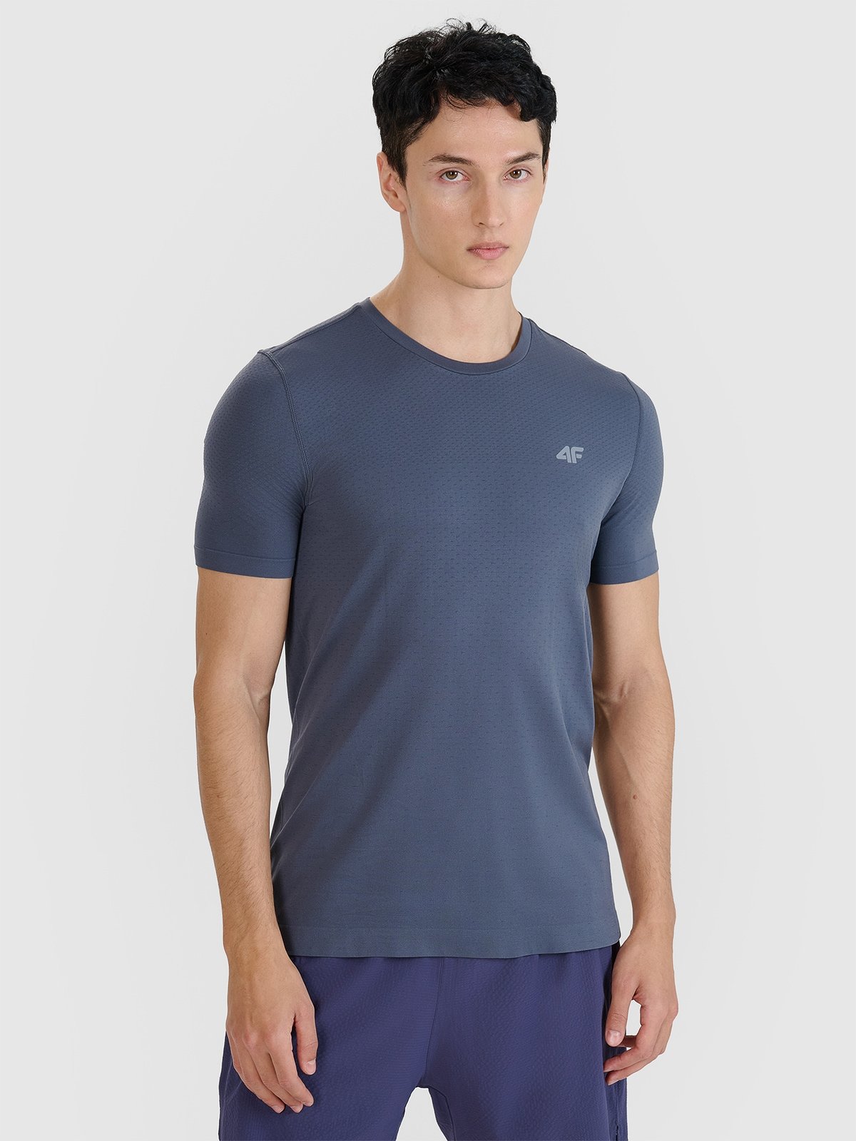 Чоловіча швидковисихаюча футболка для бігу - сірий