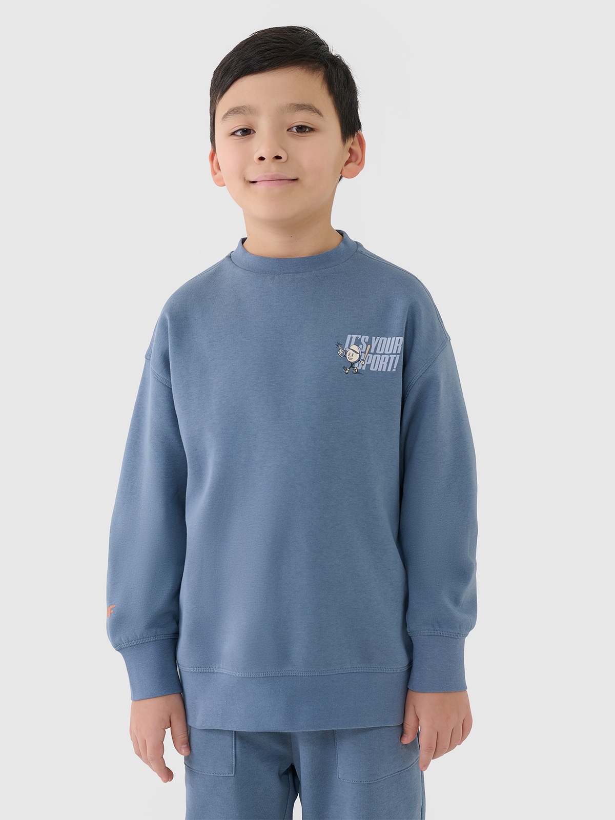 Спортивний світшот для хлопчиків - темно-синій