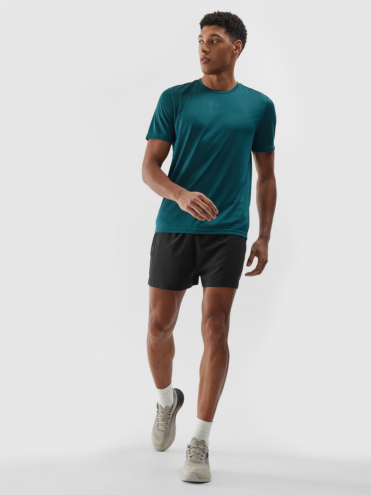 Чоловічі швидковисихаючі шорти для бігу - чорні