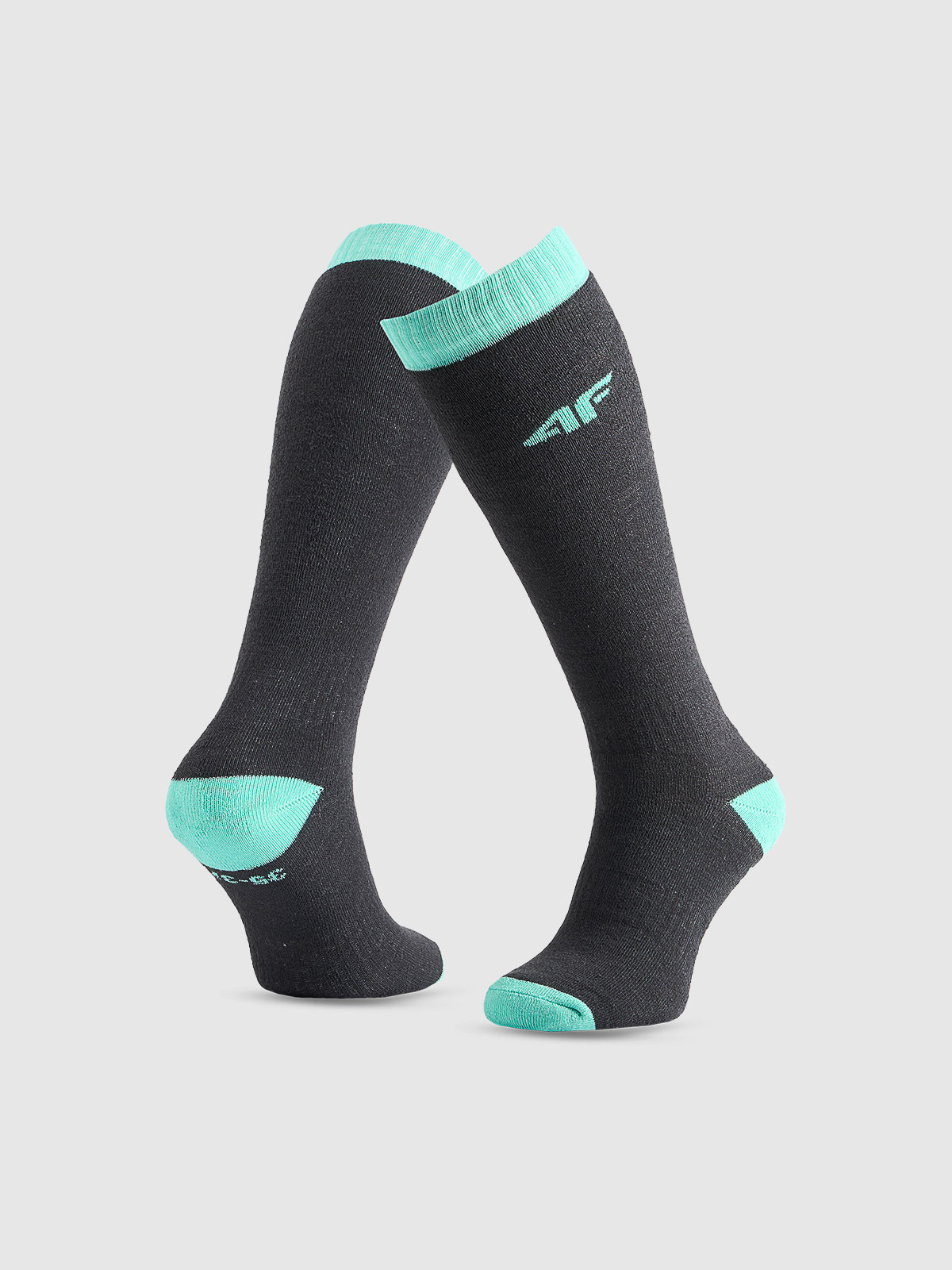 Дитячі лижні шкарпетки для дівчаток - сірі