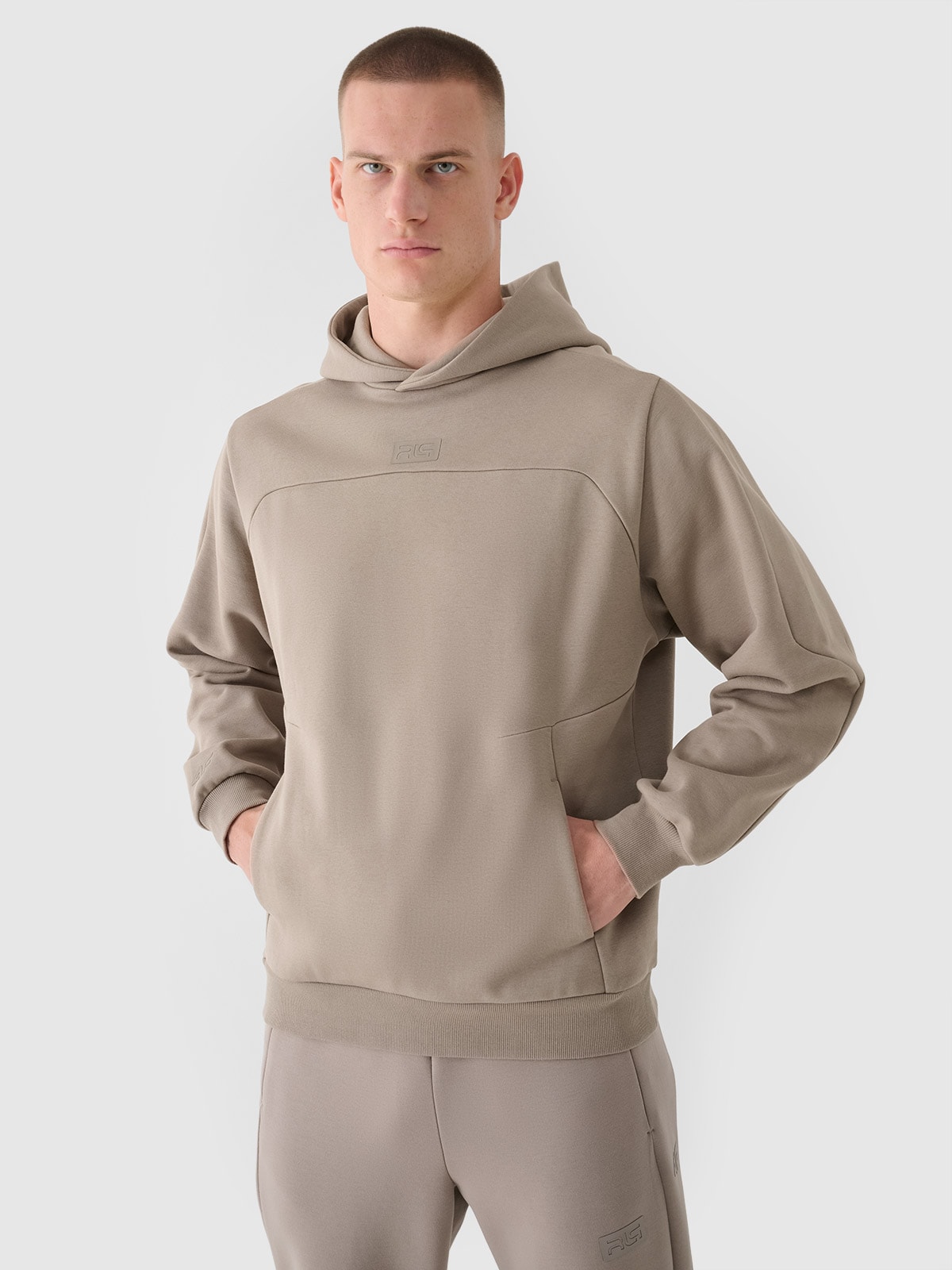 Чоловіче спортивне худі 4F x Robert Lewandowski - зелений