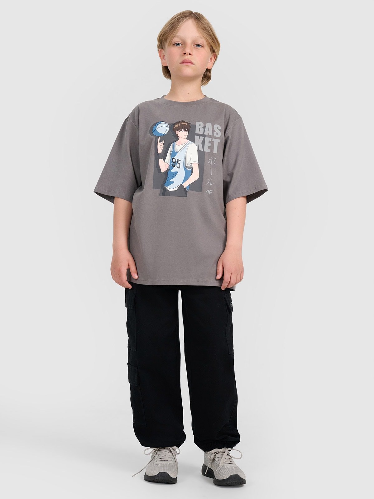 Дитячі повсякденні штани cargo для хлопчиків - чорні