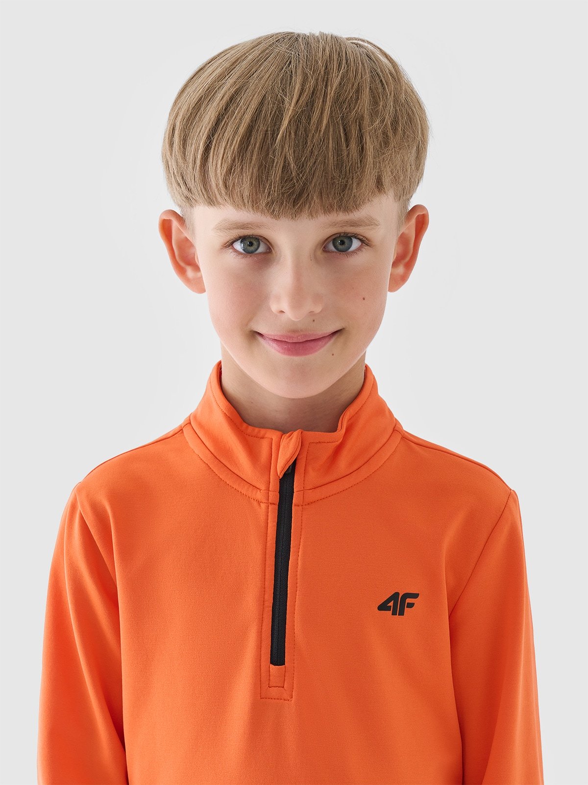 Термоактивна білизна з начесом (верх) для хлопчиків - помаранчевий