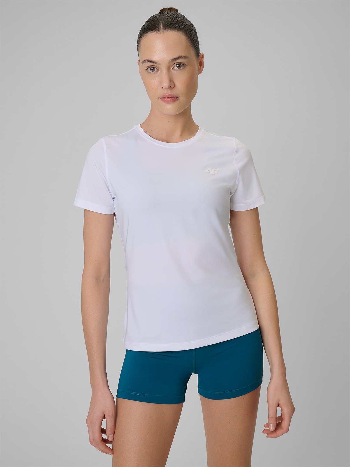 Жіноча regular швидковисихаюча тренувальна футболка - біла