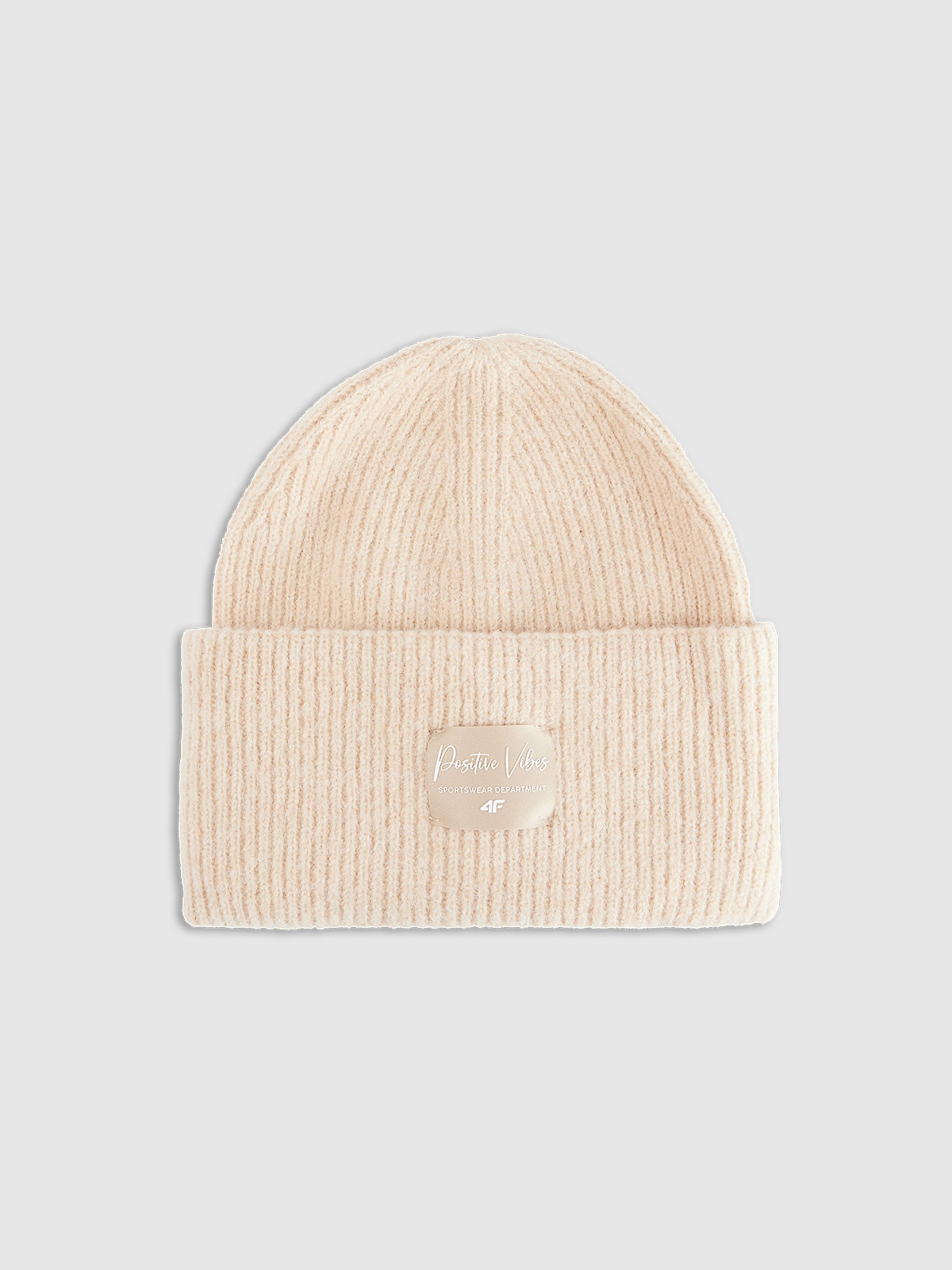 Дитяча зимова шапка для дівчаток - бежева