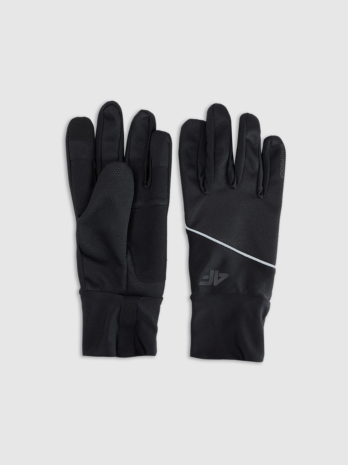 Softshell рукавички Touch Screen унісекс - чорні