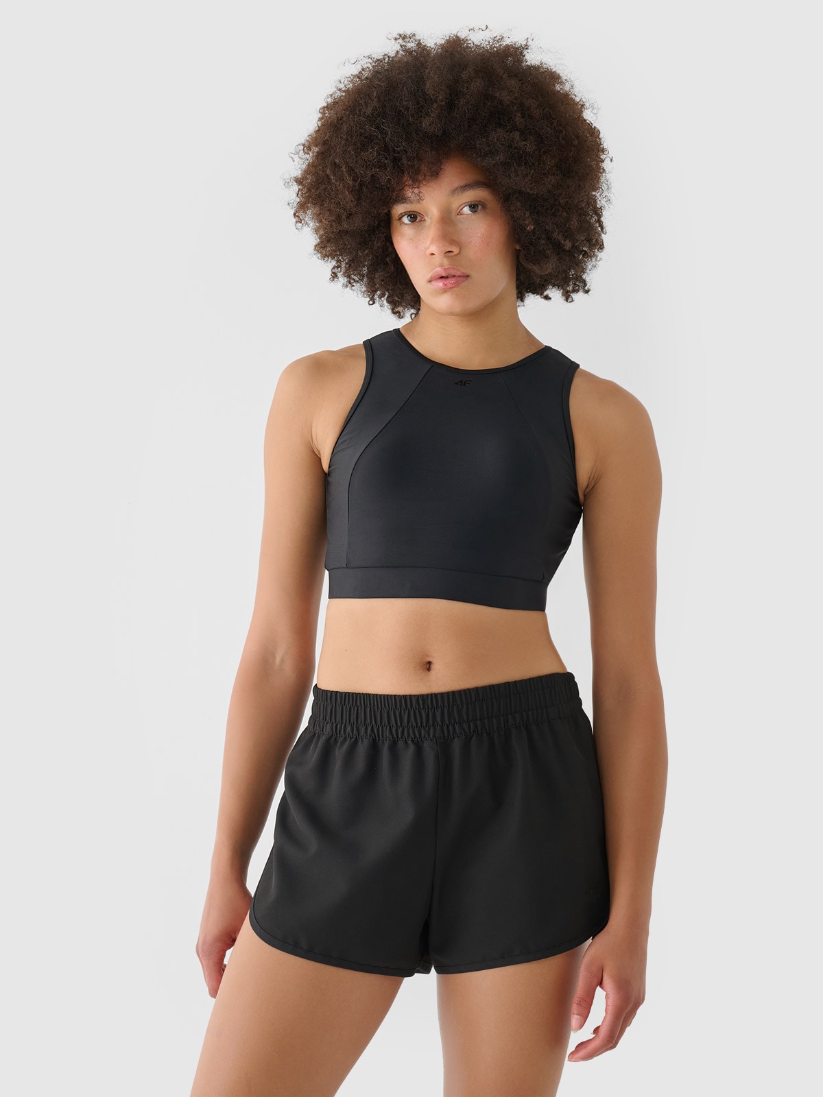 Жіночі пляжні шорти - чорний