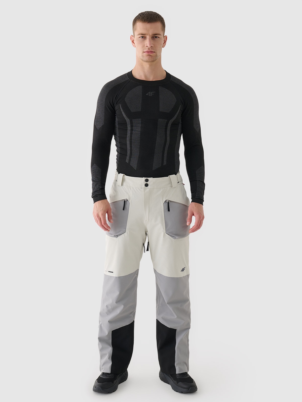 Чоловічі гірськолижні штани мембрана Dermizax 20000 - сірий