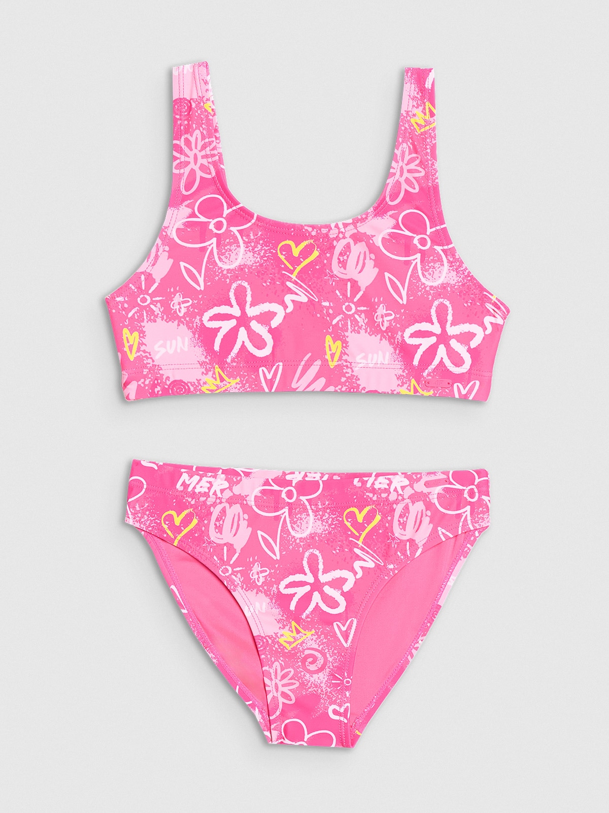 Роздільний купальник для дівчаток - різнокольоровий