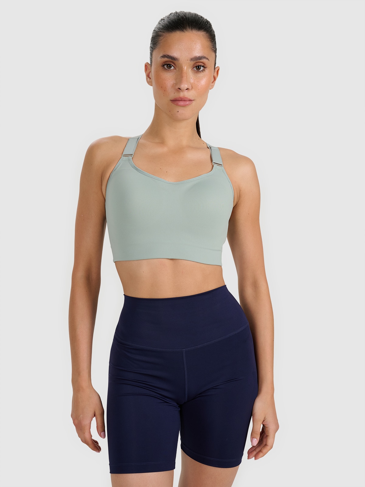 Тренувальний бюстгальтер з високою підтримкою - зелений