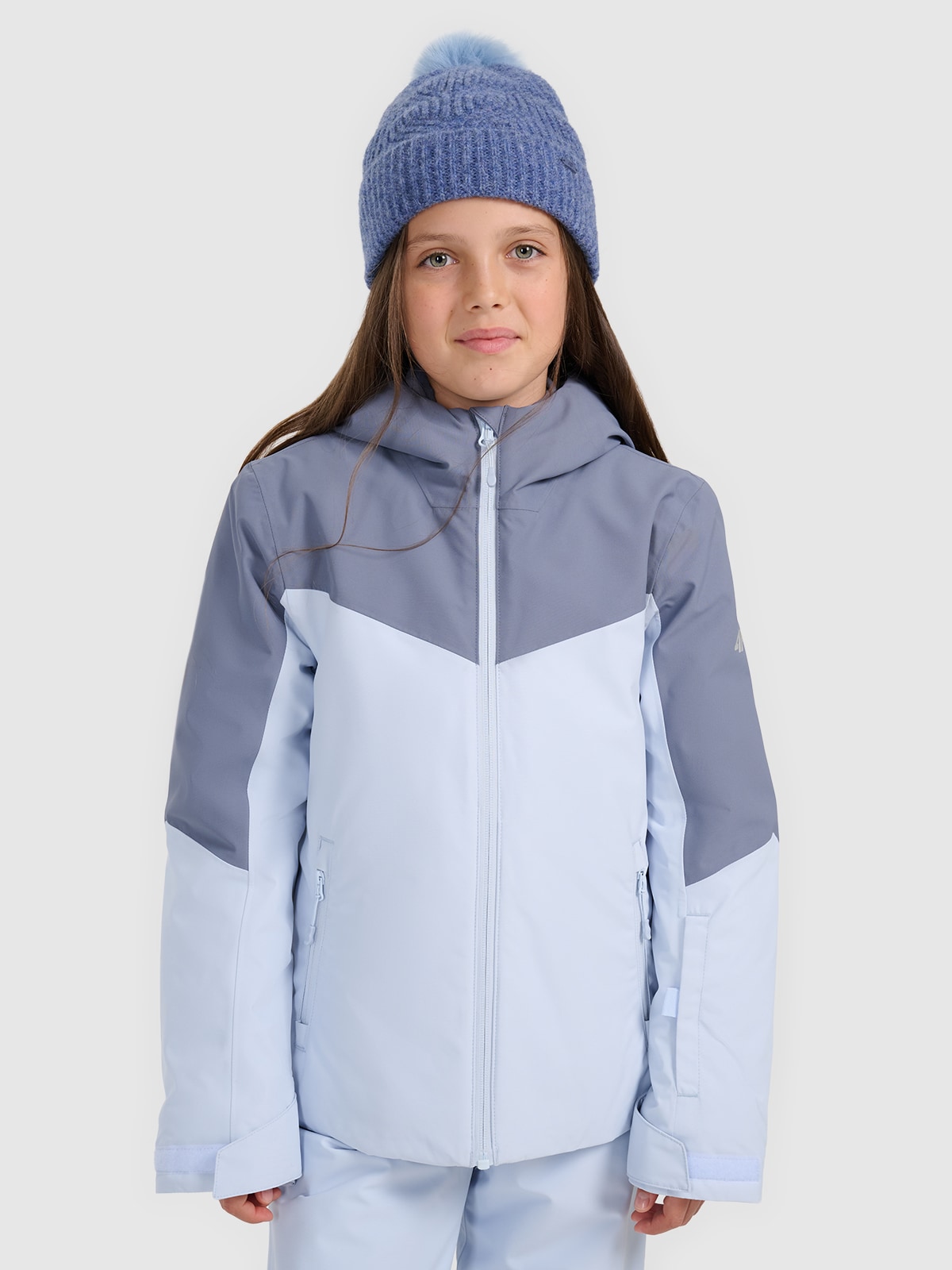 Лижна куртка мембрана 5000 дівоча - синя