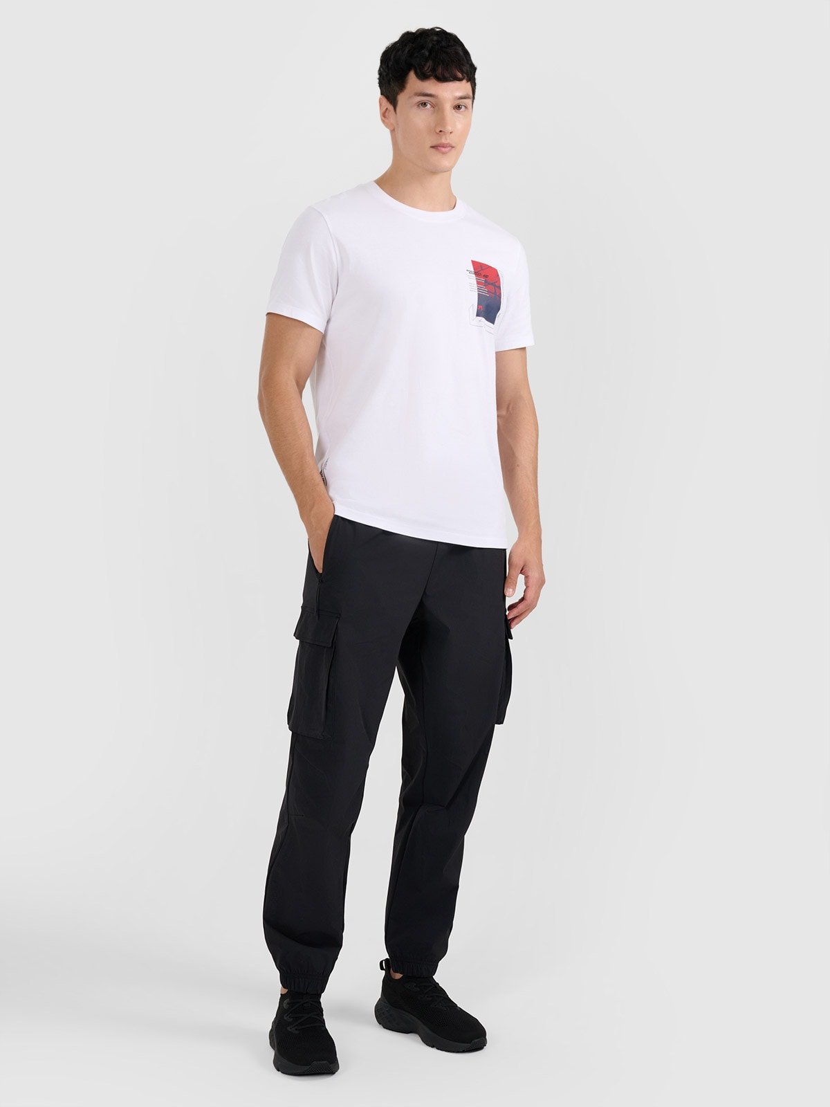 Чоловічі повсякденні штани cargo - чорні