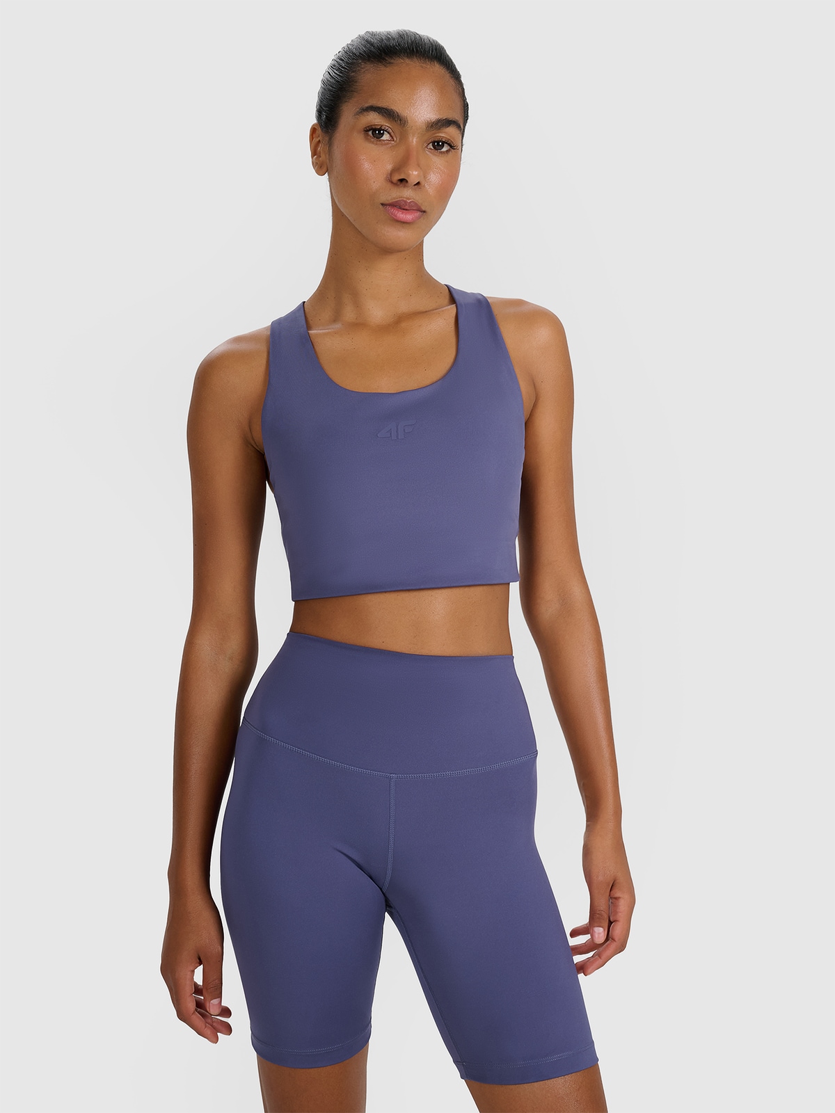 Жіночий тренувальний бюстгальтер з низькою підтримкою - темно-синій