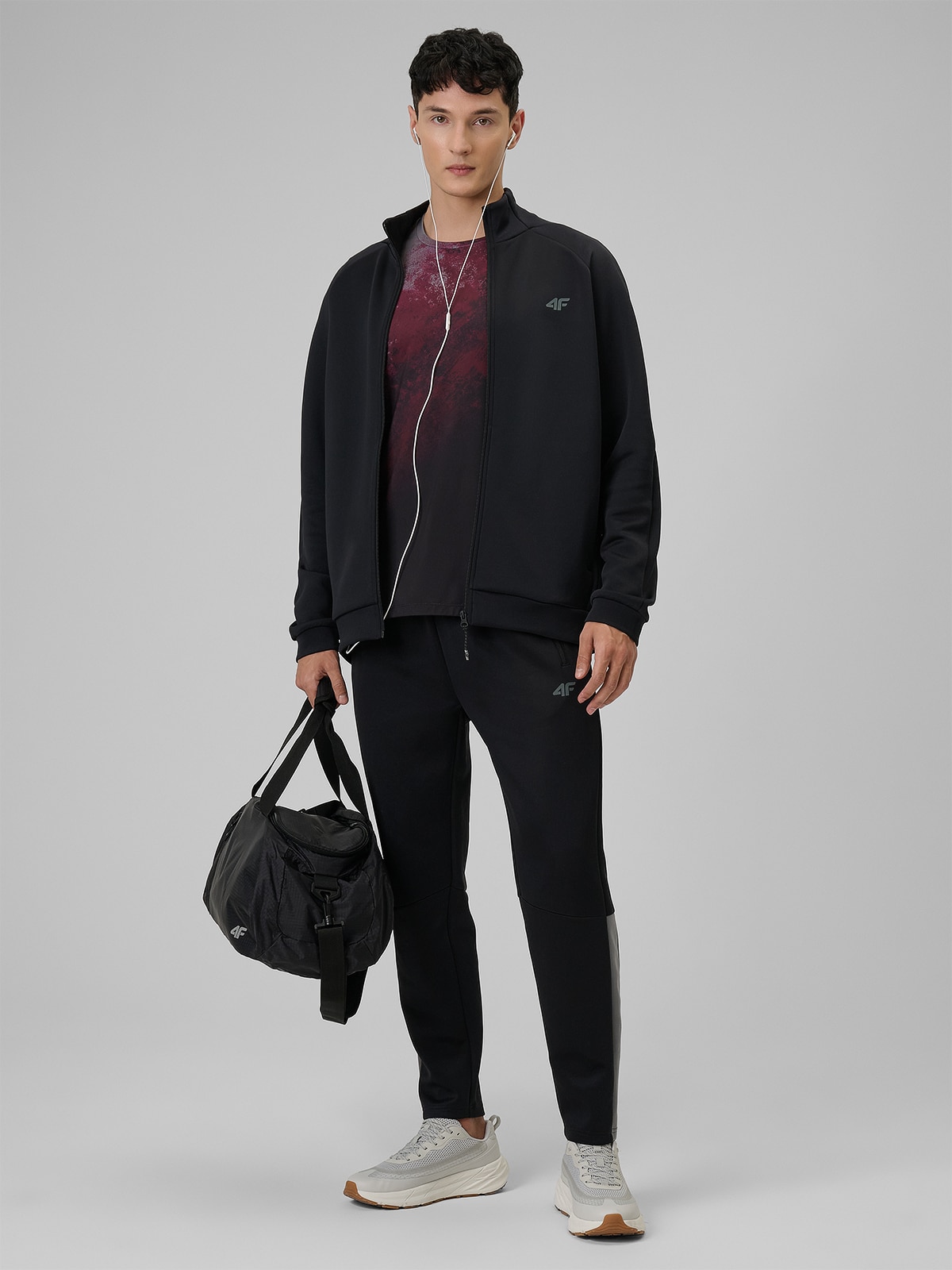 Чоловічі швидковисихаючі тренувальні штани - чорні