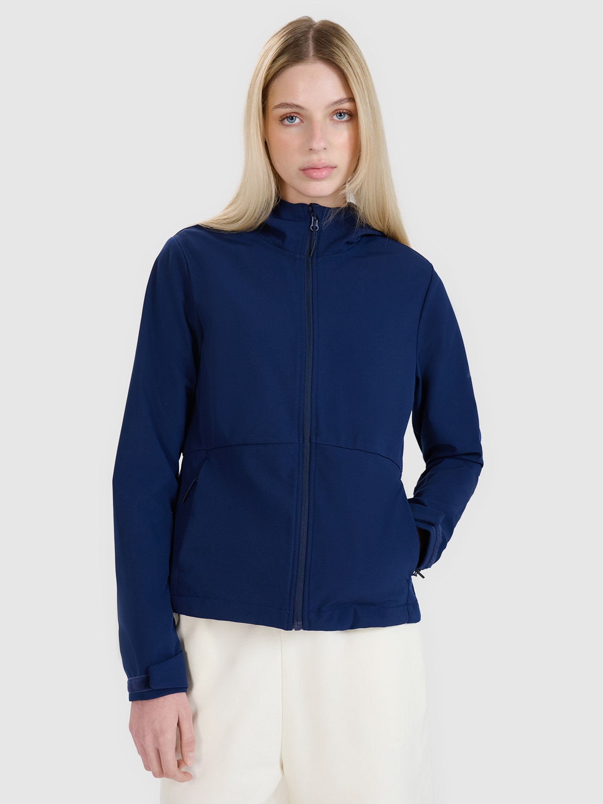 Жіноча куртка softshell вітрозахисна мембрана 5000 - темно-синій