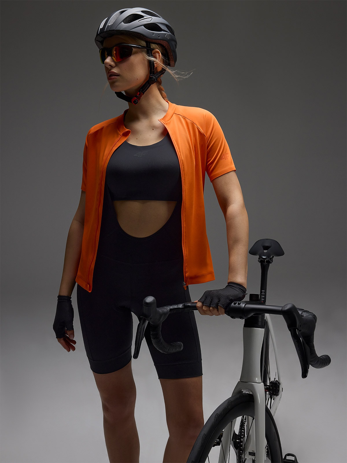 Жіночі велосипедні шорти - чорний