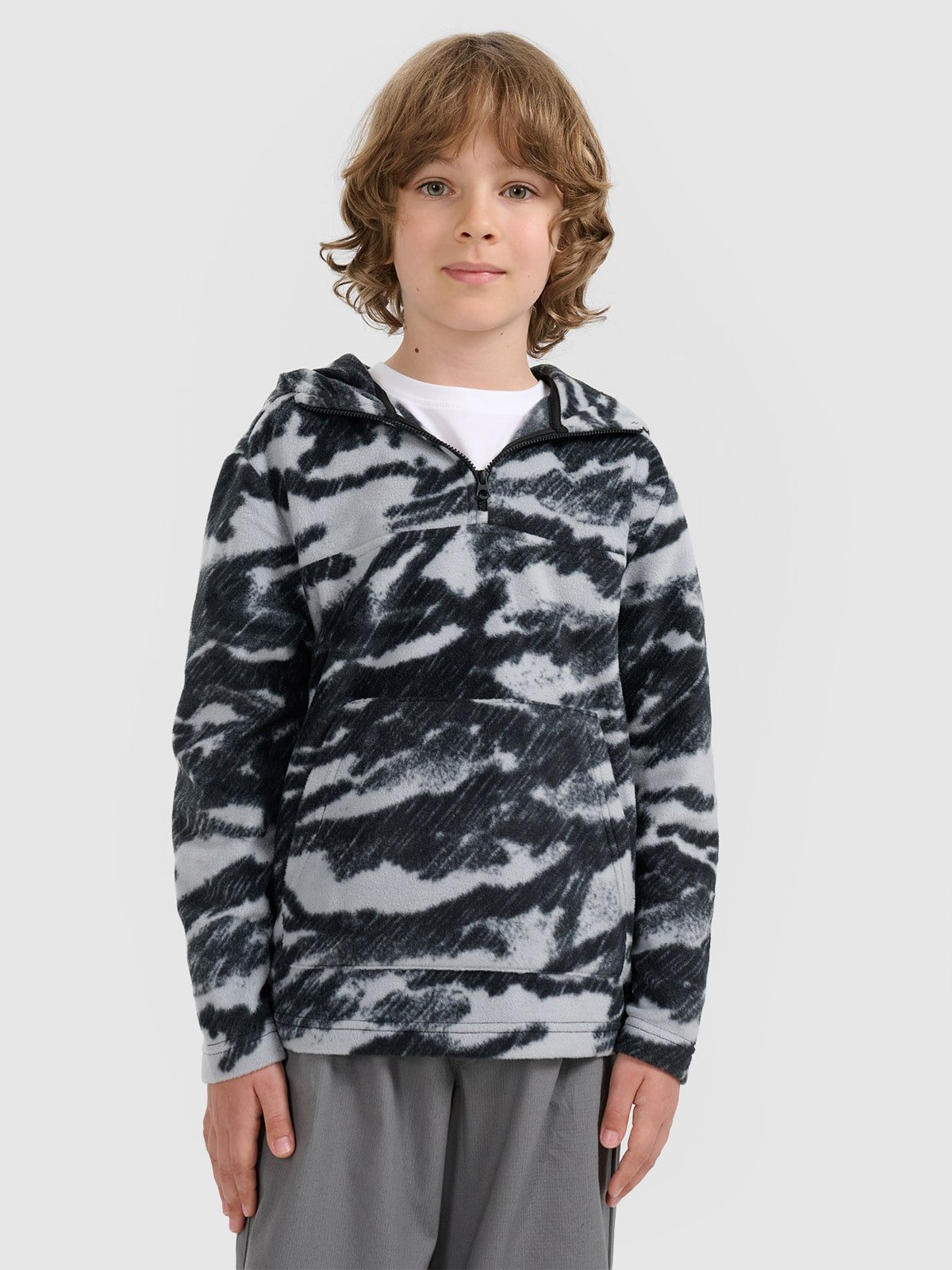 Регулярний фліс з капюшоном для хлопчиків - мультиколор