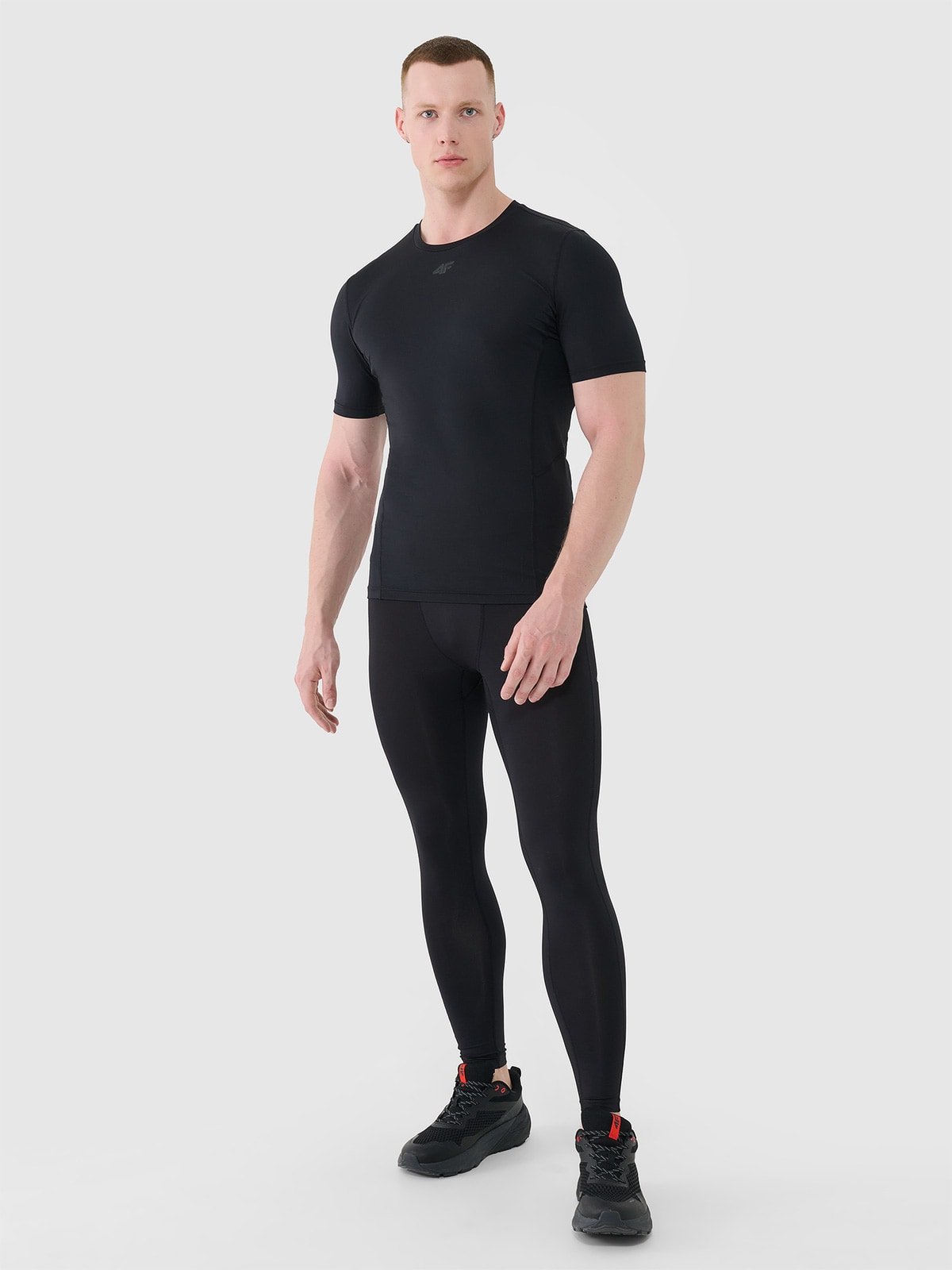 Чоловічі легінси для тренувань - чорний