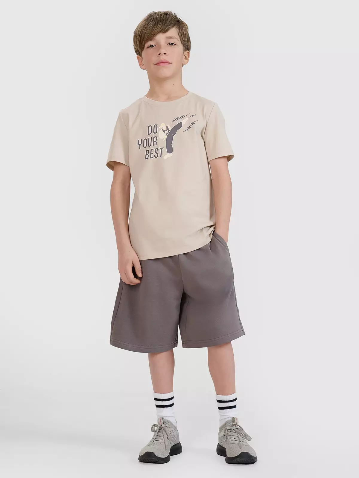 Спортивні шорти для хлопчиків - сірі
