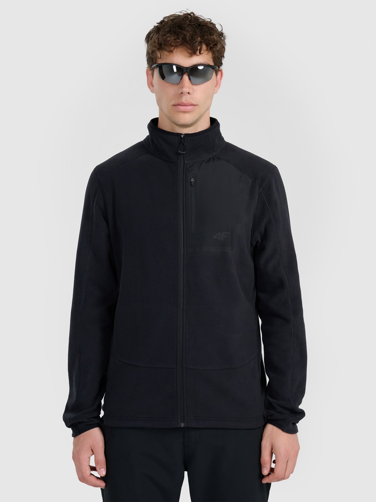 Чоловічий polar зі стійкою Polartec regular - чорний