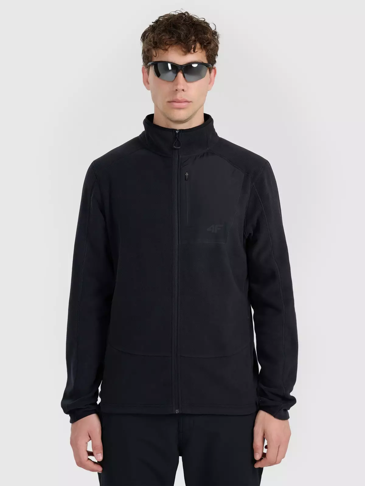 Чоловічий polar зі стійкою Polartec regular - чорний