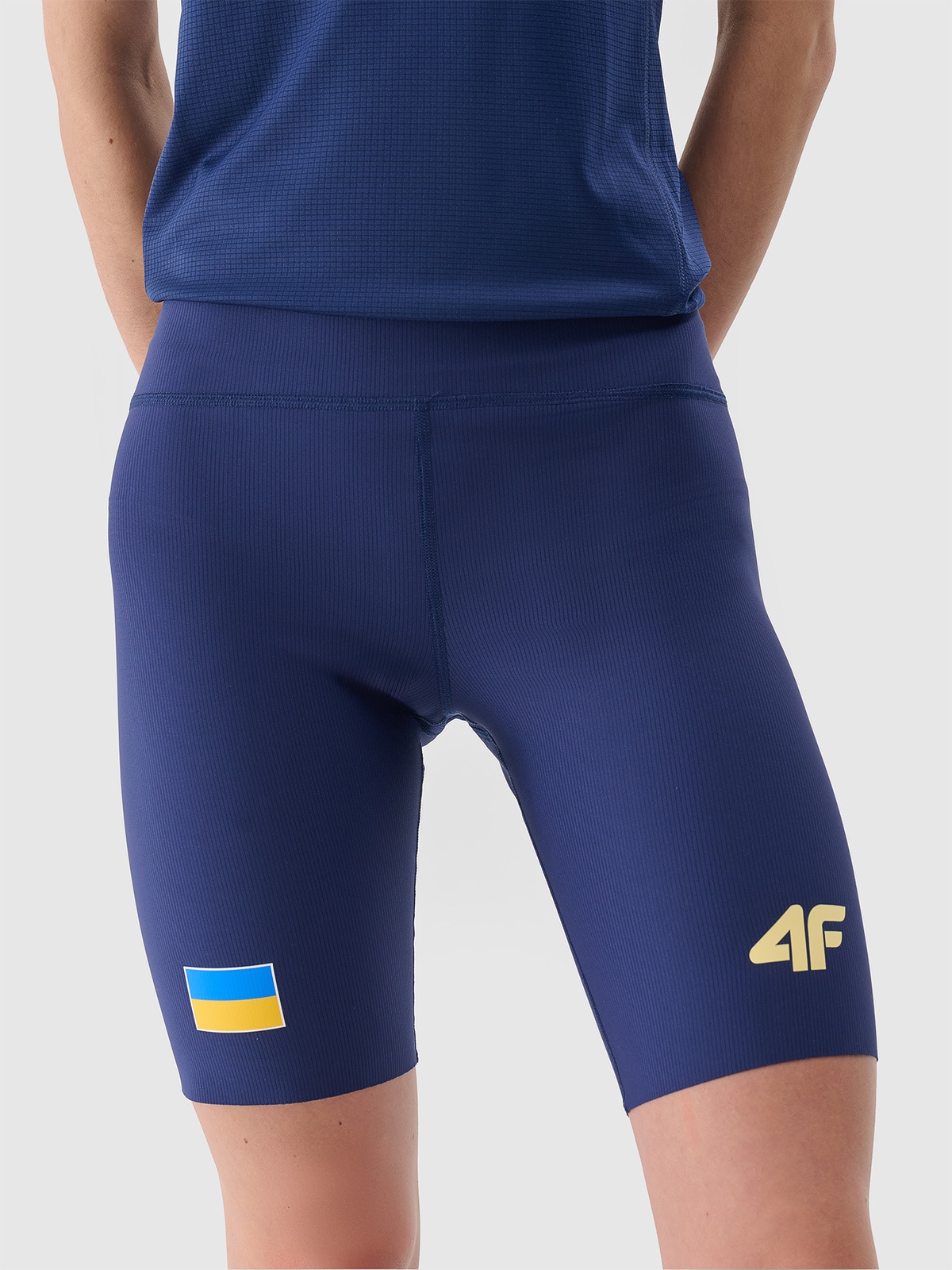 Париж/Україна - Жіночі функціольнальні велосипедки - темно-синій