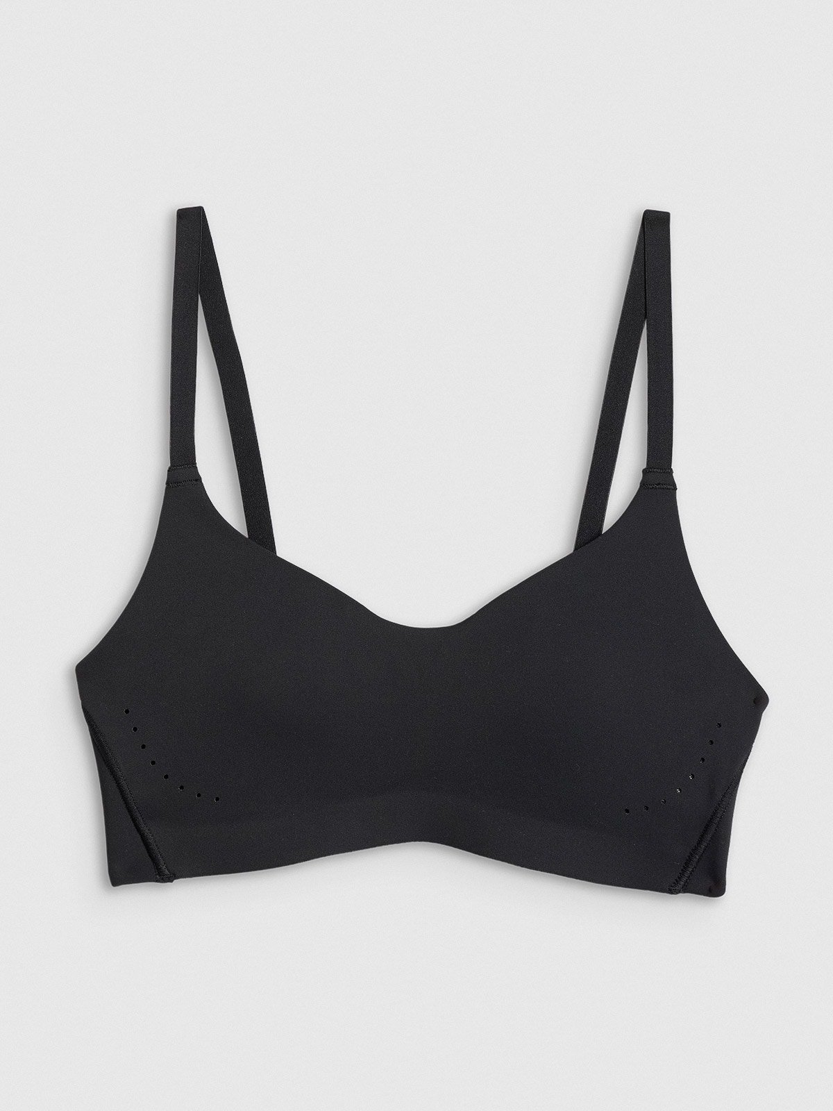 Жіночий бюстгальтер для йоги з низькою підтримкою - чорний