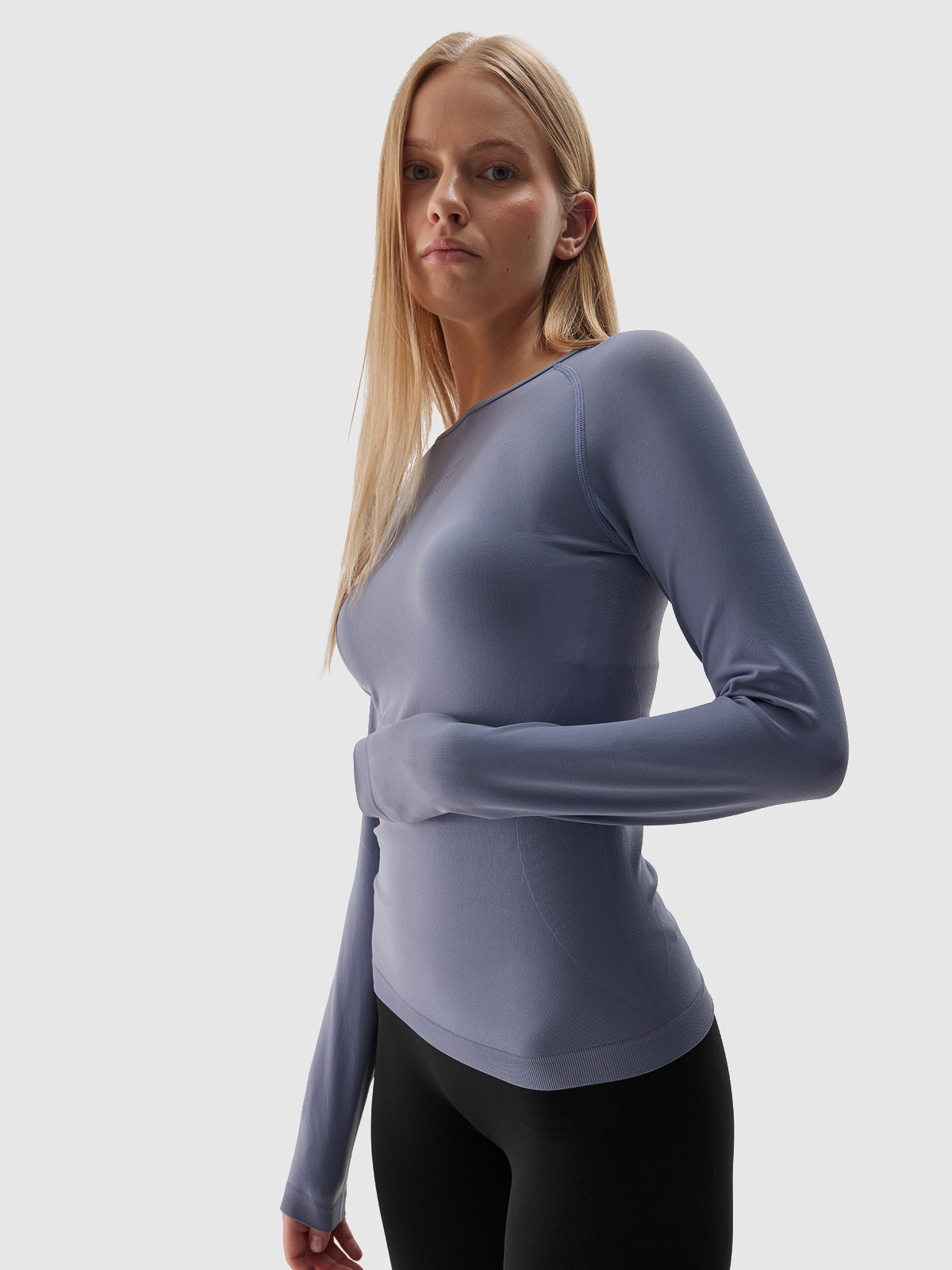 Жіноча безшовна термоактивна білизна (верх) - блакитний