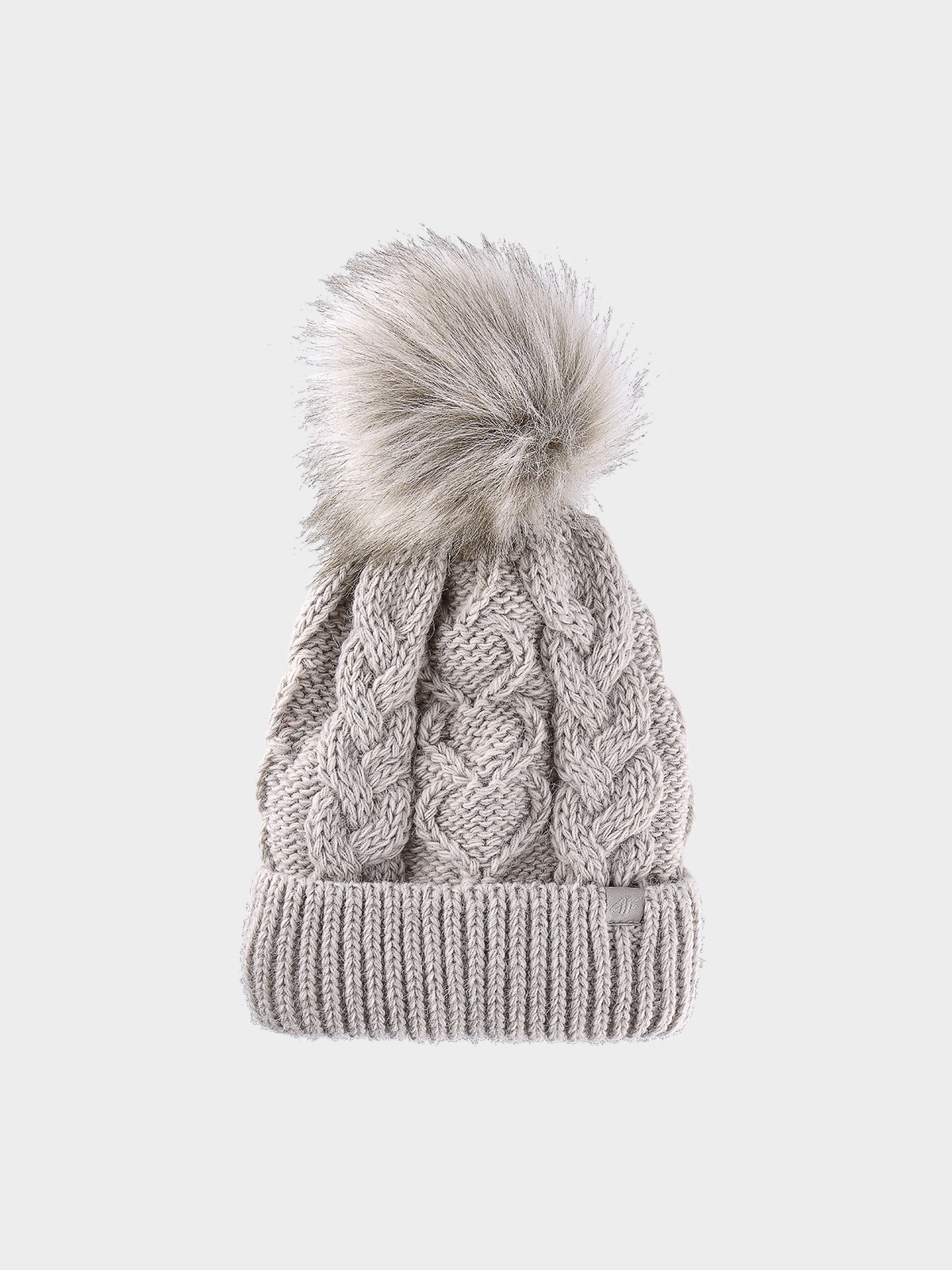 Зимова шапка для дівчаток - бежевий