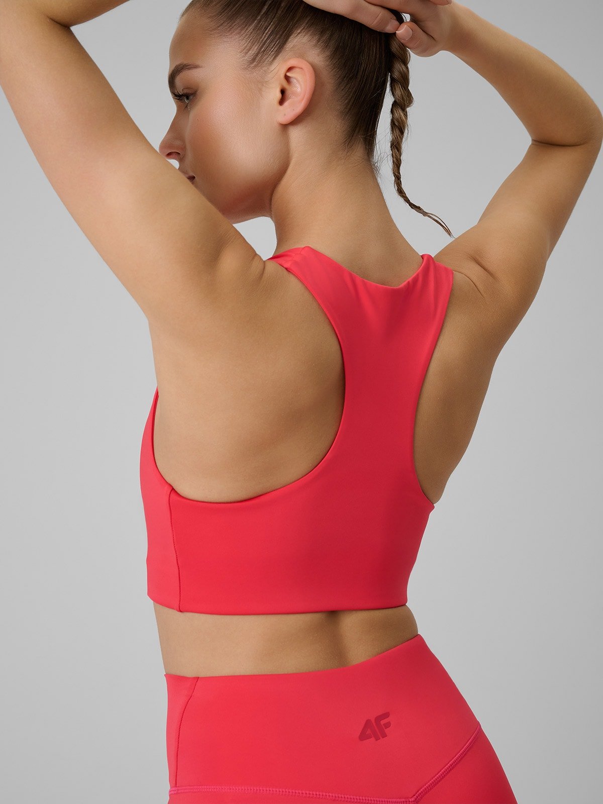 Жіночий тренувальний бюстгальтер з низькою підтримкою - червоний