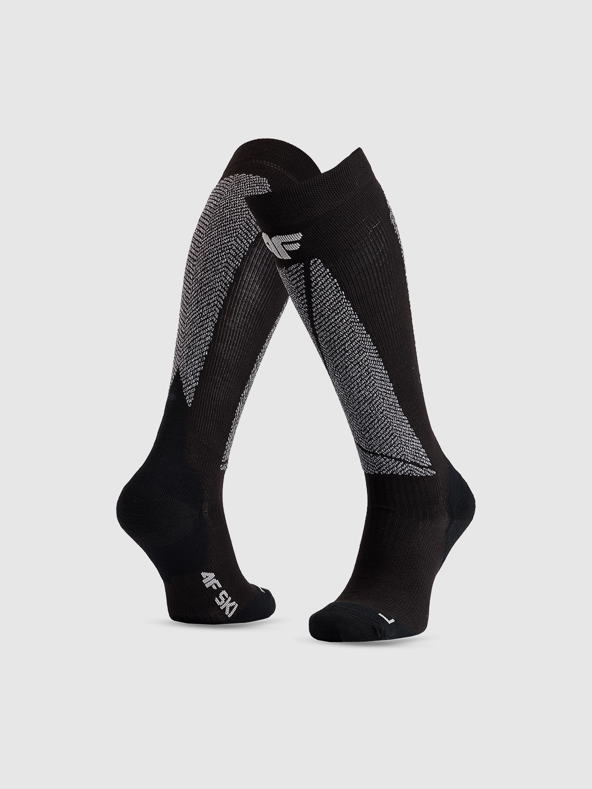 Чоловічі лижні шкарпетки - чорні