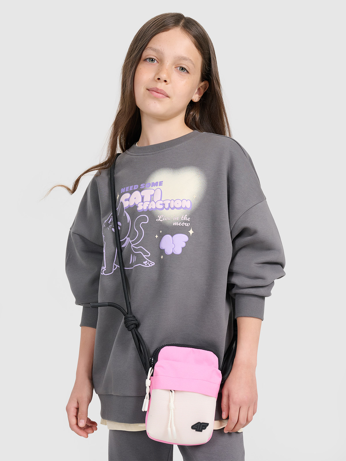 Сумка-бананка - рожева