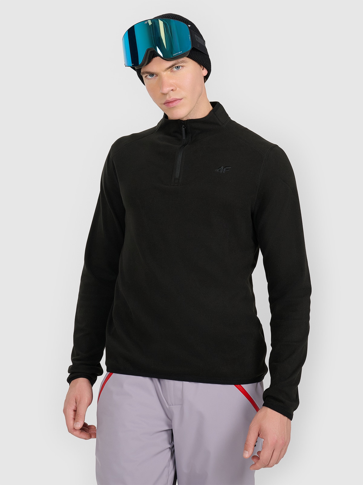 Чоловіча термобілизна флісова (верх) - чорна