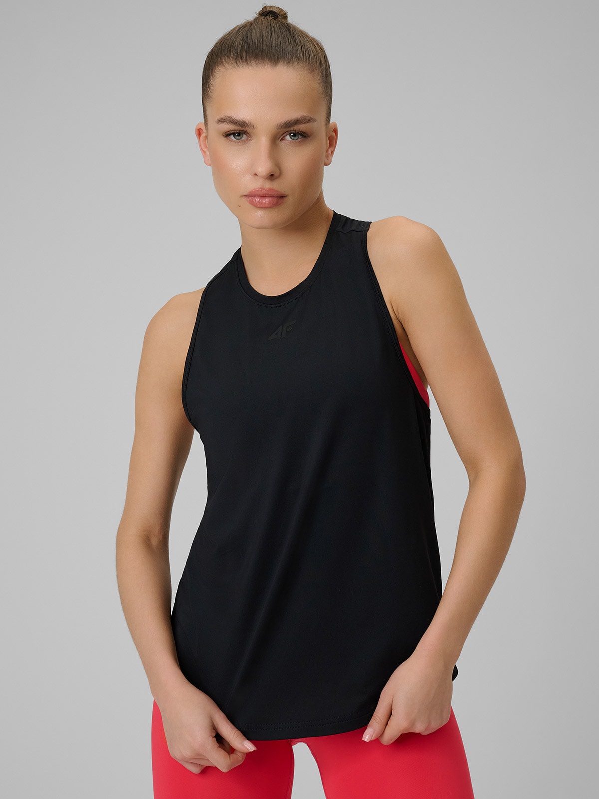 Жіночий швидковисихаючий тренувальний топ - чорний