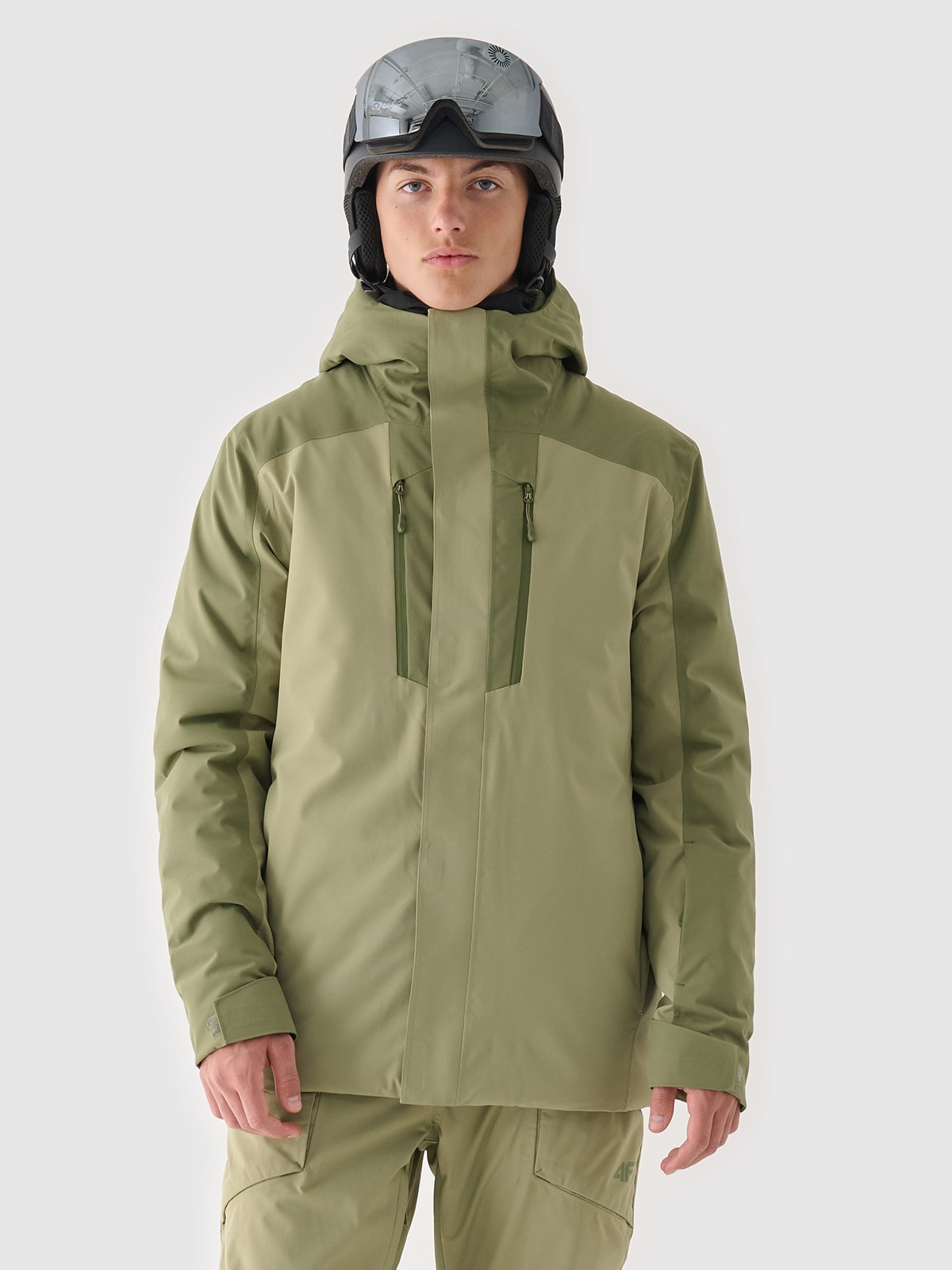 Чоловіча гірськолижна куртка мембрана 10000 - хакі