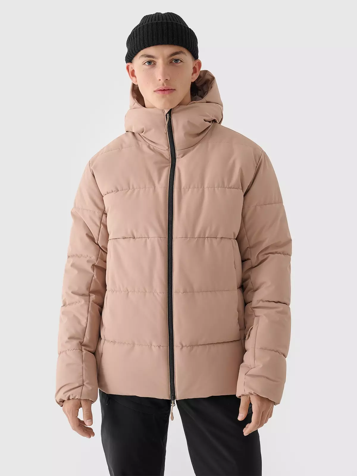 Чоловіча гірськолижна куртка мембрана 5000 - коричневий