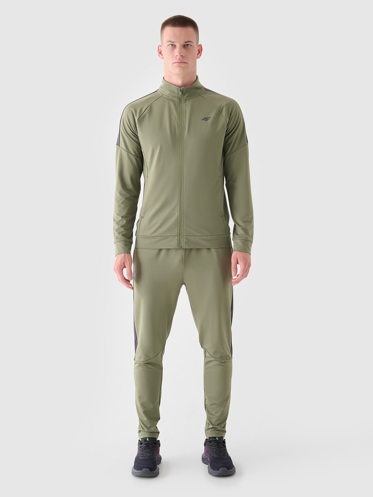 Чоловічі швидковисихаючі штани для тренувань - оливковий