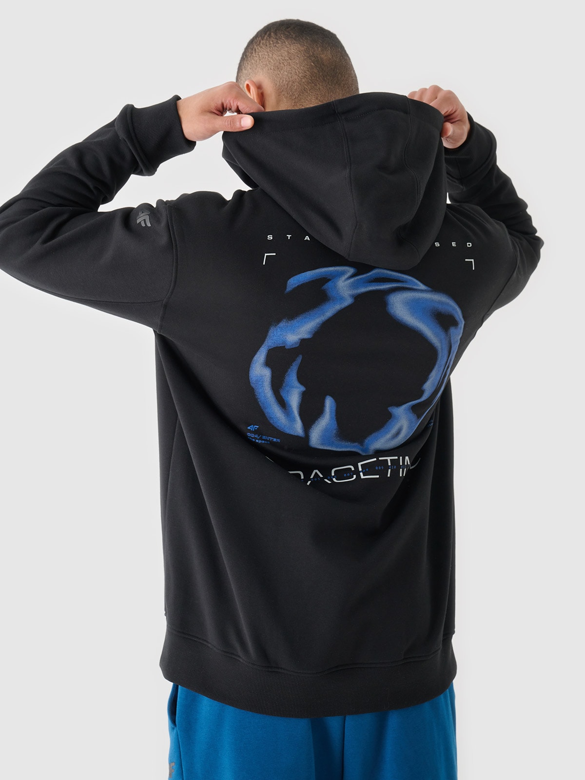 Чоловіче спортивне худі - чорний