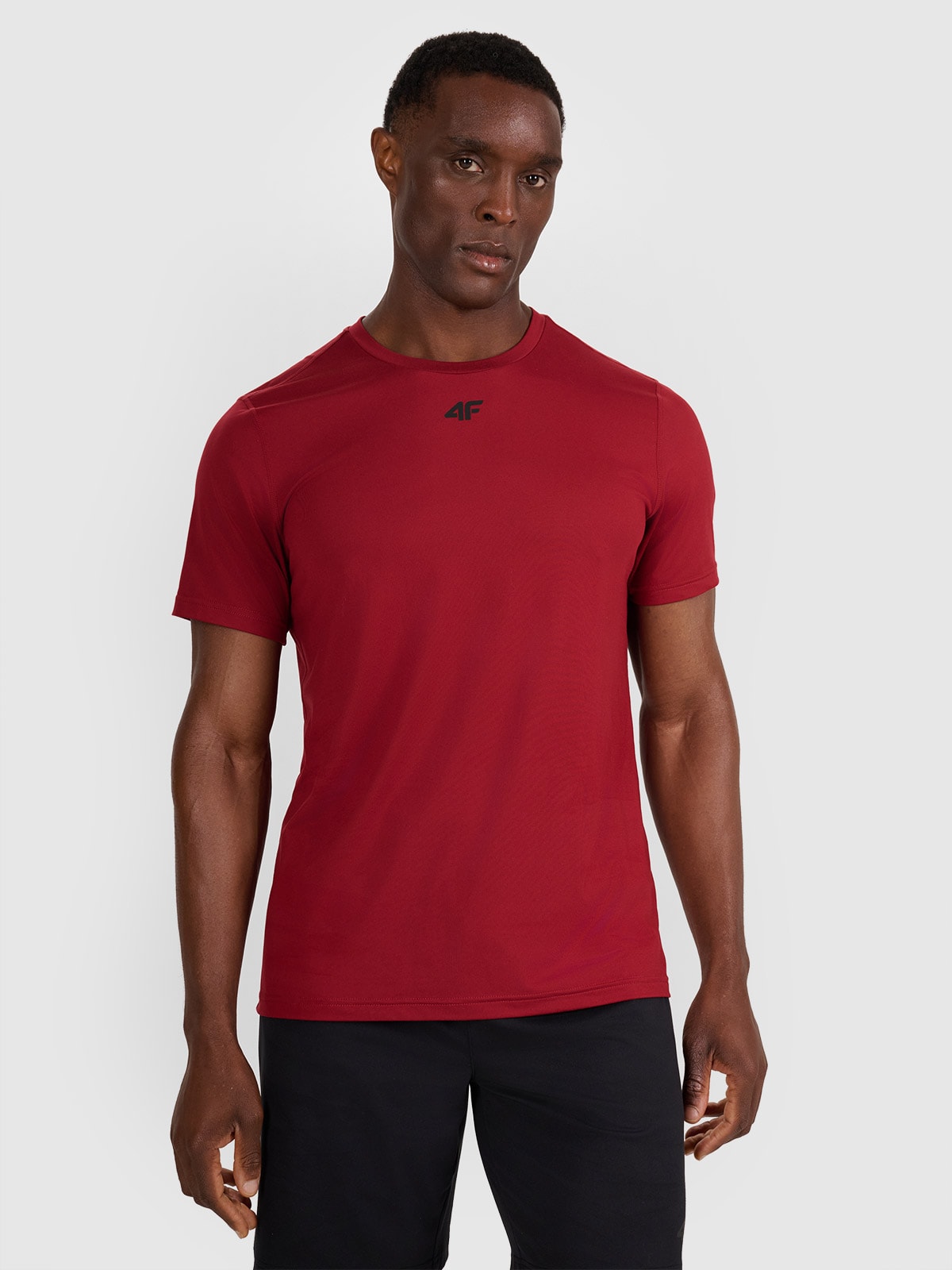 Чоловіча швидковисихаюча тренувальна футболка - червона