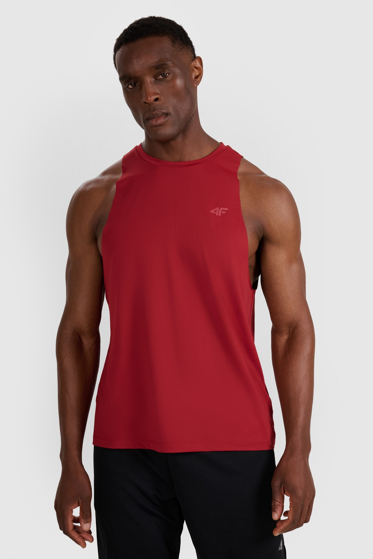 Тренувальний tank top швидковисихаючий чоловічий - червоний