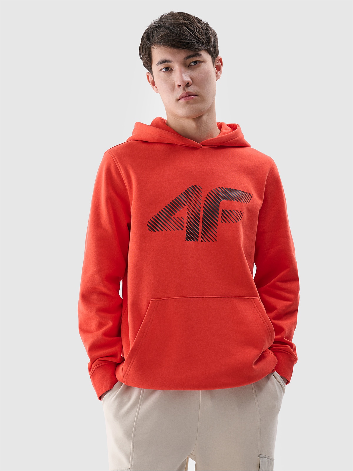 Чоловіче спортивне худі - червоний