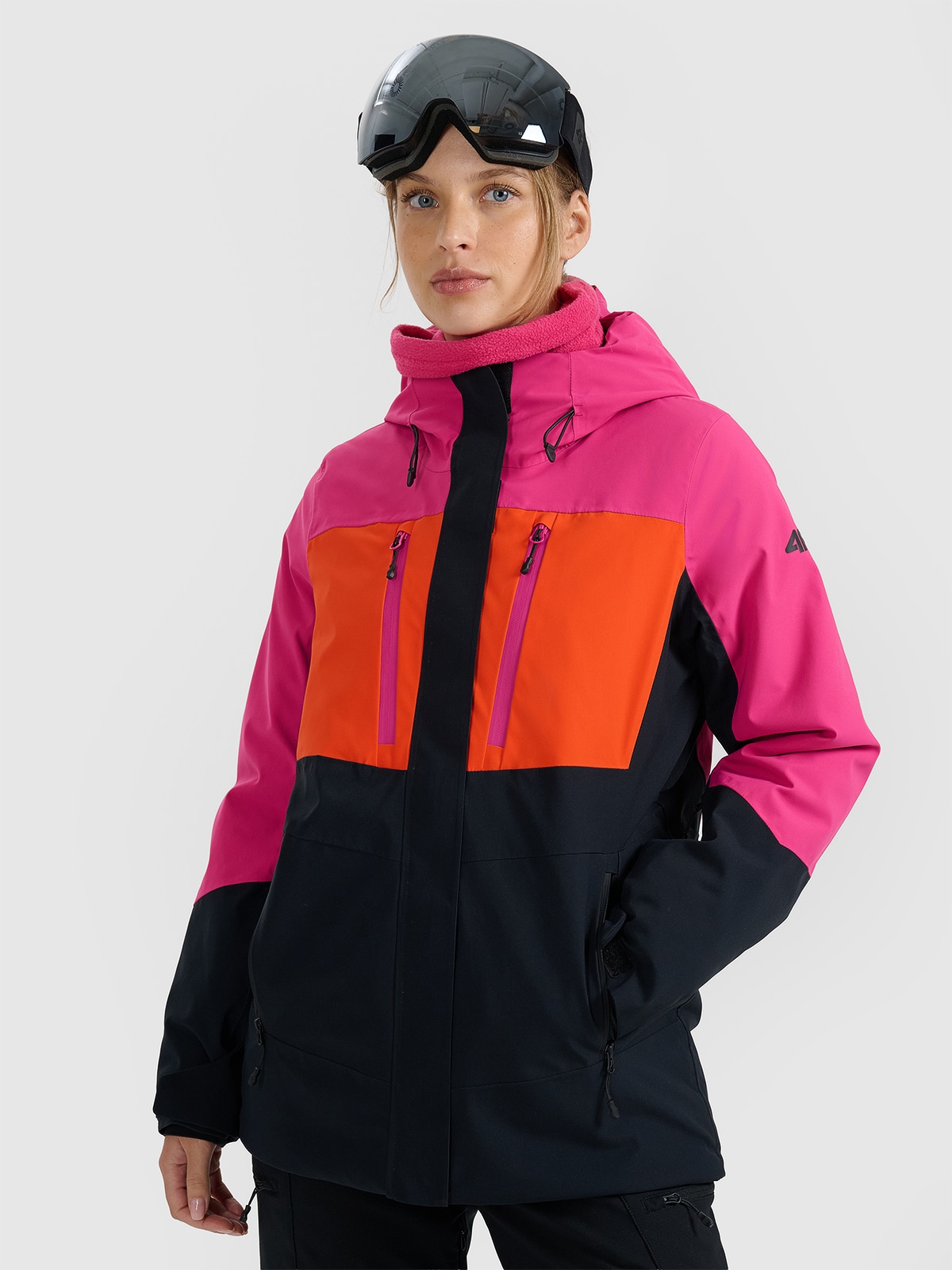 Жіноча лижна куртка мембрана 10000 - рожева