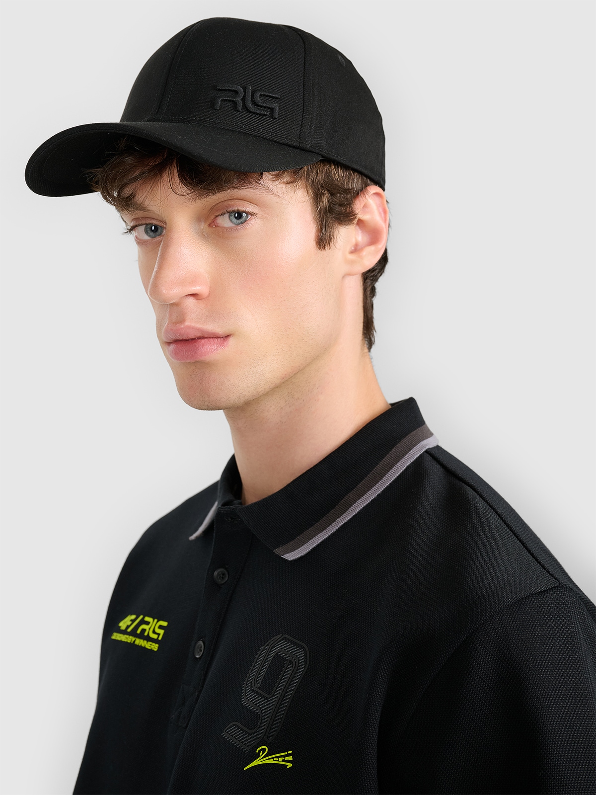 Чоловіча кепка 4F x Robert Lewandowski - чорна