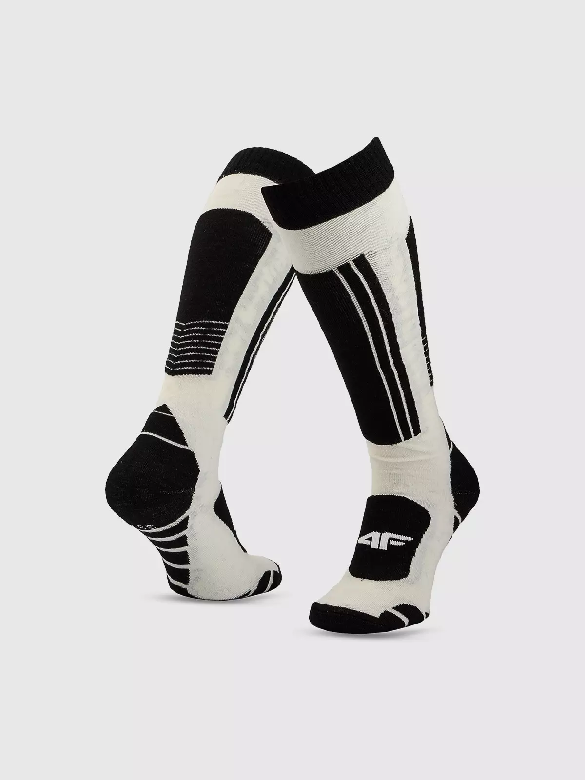 Milano-Cortina - Лижні шкарпетки з вовною merino - білі