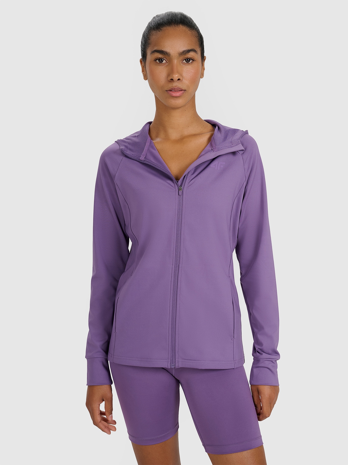 Жіноча regular швидковисихаюча тренувальна кофта - фіолетова